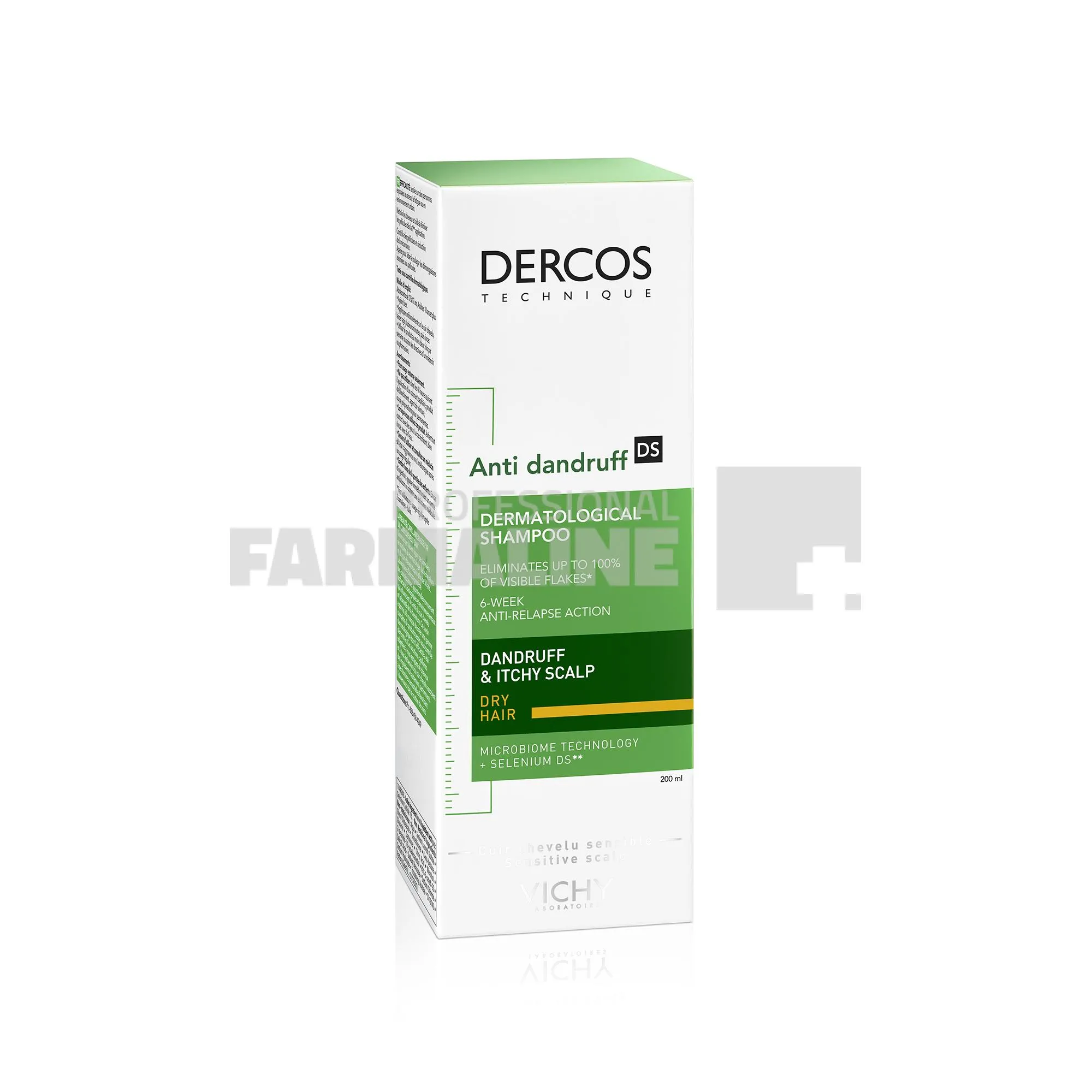 Vichy Dercos Sampon antimatreata par normal uscat 200 ml