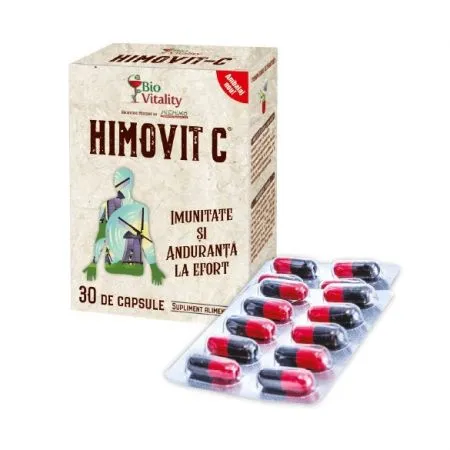 Himovit C, stimulator imunitar adaptogen, 30 capsule, Bio Vitality