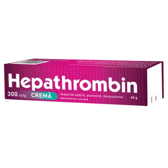 Hepathrombin crema 300UI/g x 40g