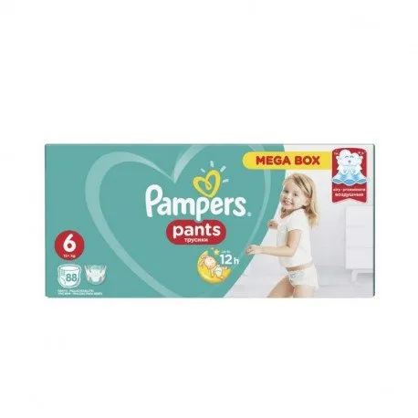 Pampers Scutece-chilotel Pants Active Baby, 15+ kg, marimea 6, 88 bucati