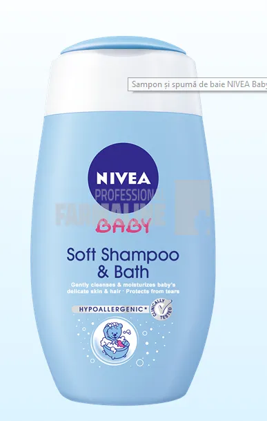 Nivea 80522.91 Baby Sampon si spuma de baie 200 ml