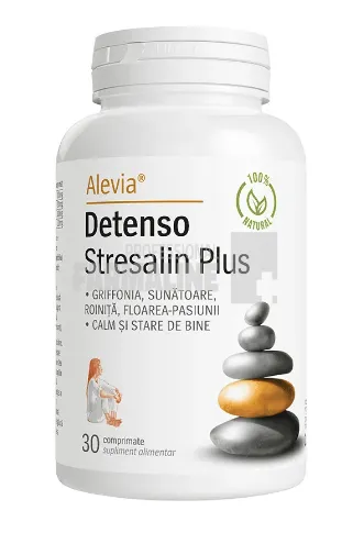Alevia Detenso Stresalin Plus 30 comprimate