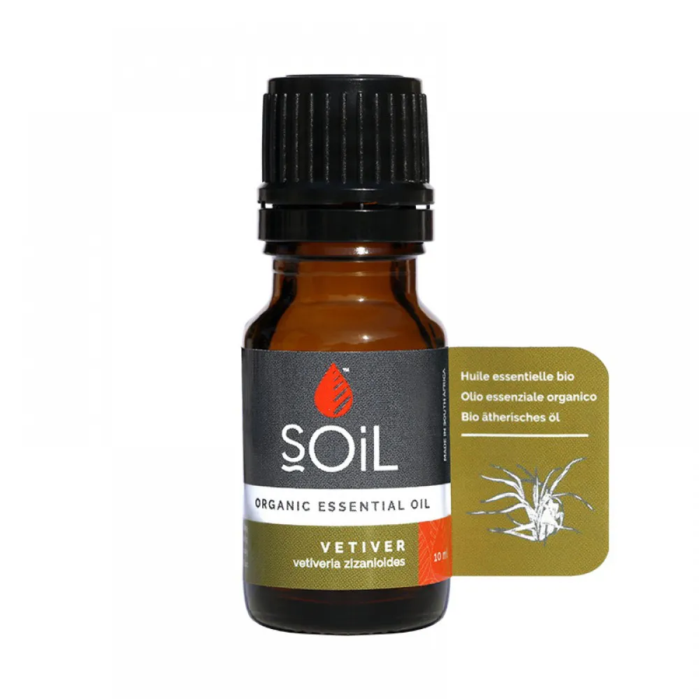 Ulei Esential Vetiver 100% Organic (10 ml), SOiL