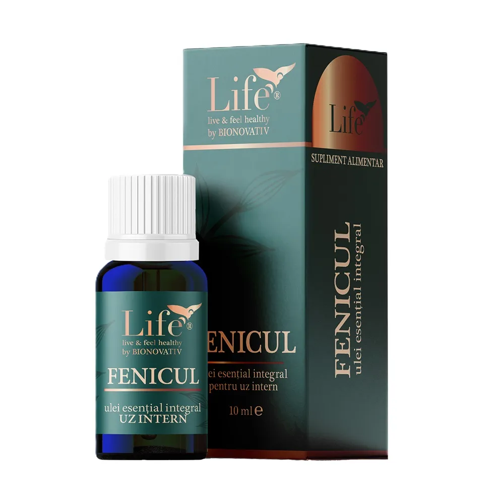 Ulei esential integral de Fenicul, 10 ml, Bionovativ