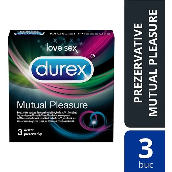 DUREX Prezervative Mutual Pleasure, 3 bucati