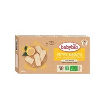 Biscuiti cu lamaie pentru copii, 160g, BabyBio