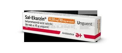 SAL EKARZIN 0,50 mg/30 mg pe gram x 1 UNGUENT 0,50mg/30mg pe gram ANTIBIOTICE S.A.