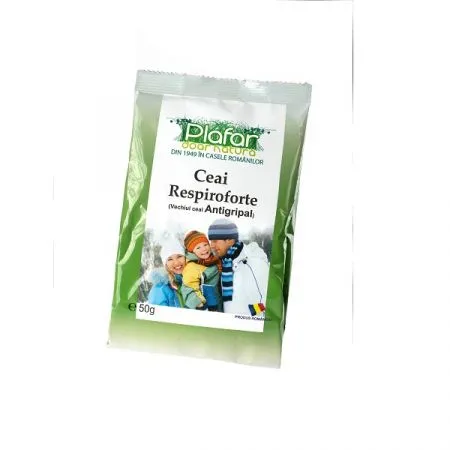 Ceai respiroforte (fost antigripal), 50 g, Plafar