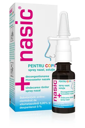 Nasic copii 0,5+50mg/ml spray nazal 10ml