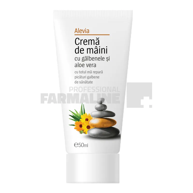 Alevia Crema de maini cu galbenele si aloe vera 50 ml