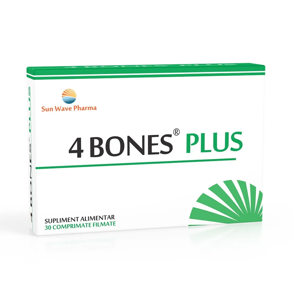 4 Bones  Plus, 30 comprimate, Sun Wave Pharma