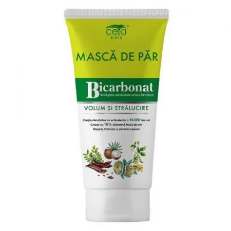 Masca de par cu bicarbonat, proteine, peptide si aminoacizi, 150 ml, Ceta Sibiu