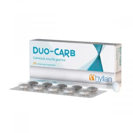 Duo-Carb, 20 comprimate, Hyllan