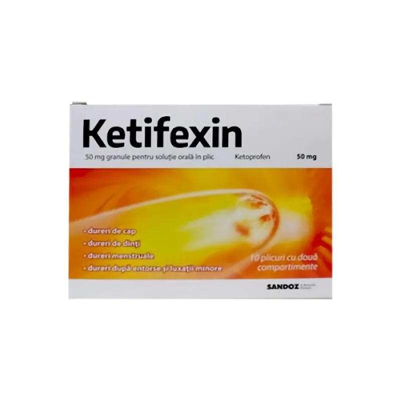 Ketifexin 50mg x 10 plicuri