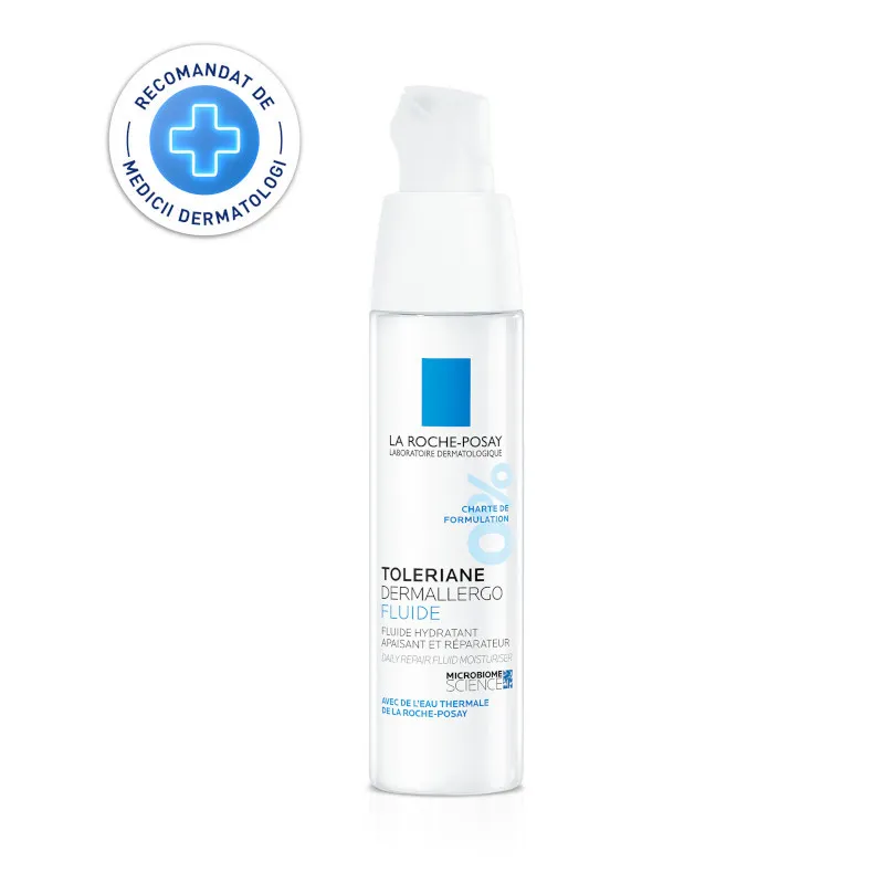 LA ROCHE POSAY TOLERIANE DERMALLERGO FLUID CALMANT TEN CU TENDINTA ALERGICA / REACTIVA NORMAL-MIXT 40 ML