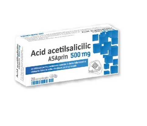 HELCOR ASAPRIN 500MG X 20 COMPRIMATE