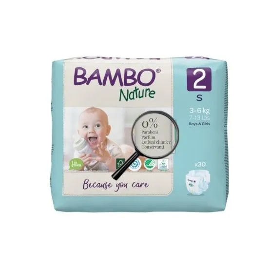 Bambo Nature nr. 2 (3-6 kg) x 30 bucati