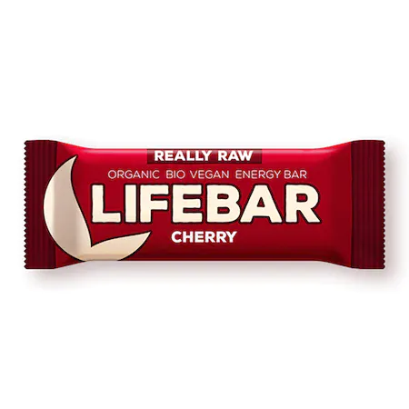 Lifebar Baton Proteic cu Cirese si Ciocolata Raw Bio x 40 grame