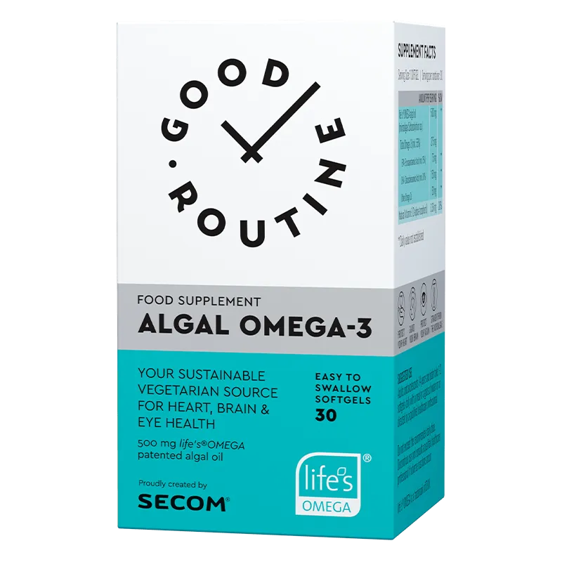 Secom Good Routine Algal-Omega 3 x 30 capsule