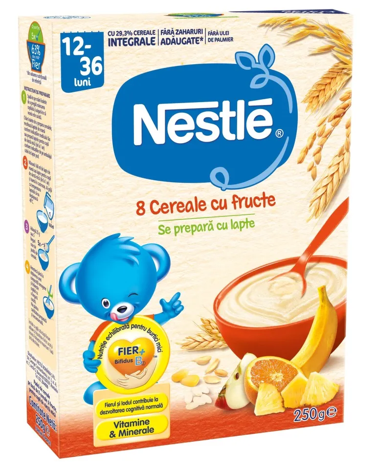 NESTLE 12103537 CEREALE 8 CU FRUCTE 250G