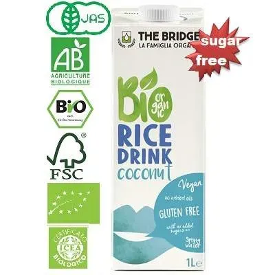 Bautura ecologica Bio din Orez cu Nuca de Cocos 1L-The Bridge