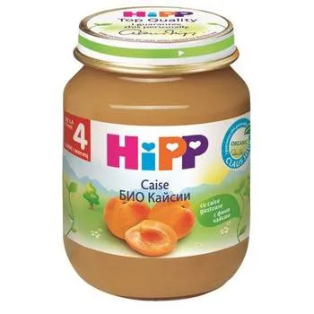 Piure de caise Bio, 125g, HiPP