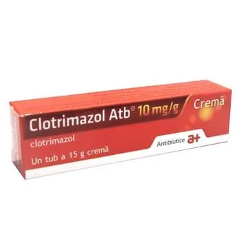 Clotrimazol crema, 15 g, Antibiotice