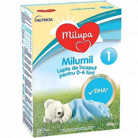 MILUPA Milumil 1 lapte x 600g