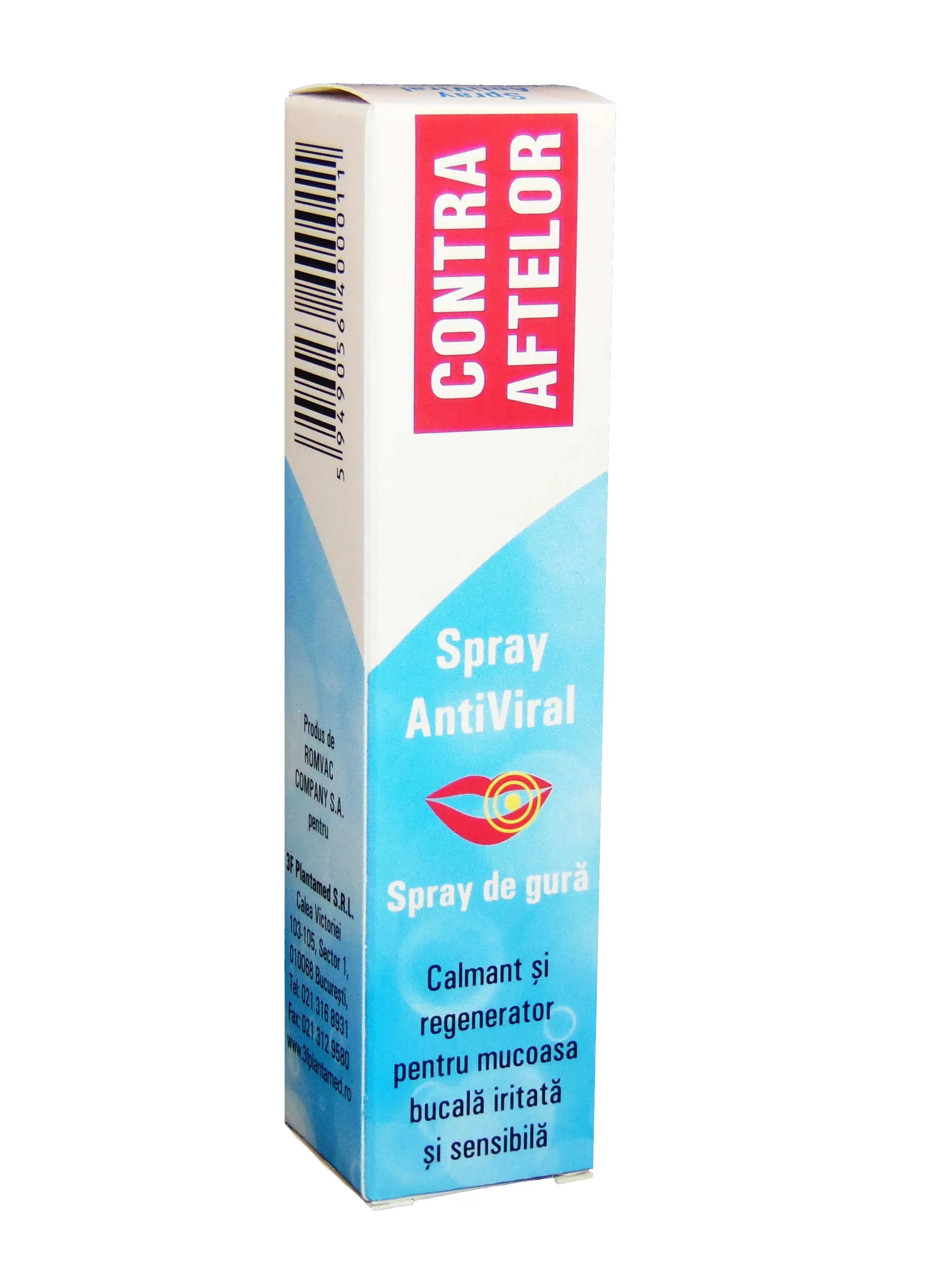 Spray Antiviral pentru mucoasa bucala iritata si sensibila x 15ml
