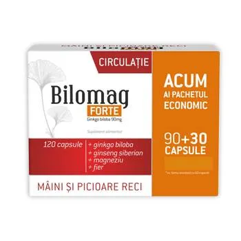 Bilomag forte Circulatie, 120 capsule,  Zdrovit