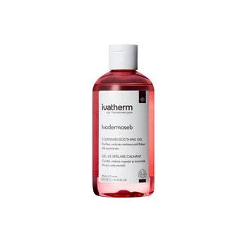 Gel de spalare calmant pentru piele sensibila cu roseata si scuame Ivadermaseb, 250ml, Ivatherm