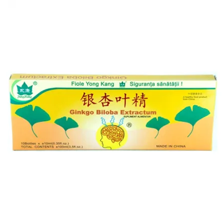 Ginkgo biloba x 10 fiole (YongKang)