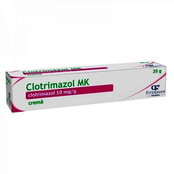 Clotrimazol MK 1% crema, 35 g, Fiterman