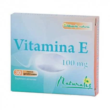 Naturalis Vitamina E 100mg, 30 capsule