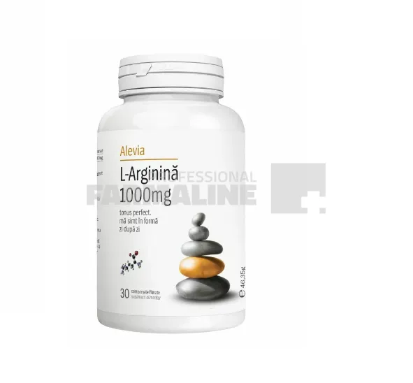 Alevia L-argininÄƒ 1000mg 30 comprimate filmate