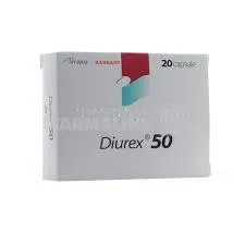 DIUREX 50 x 20 CAPS. 50mg/20mg TERAPIA SA