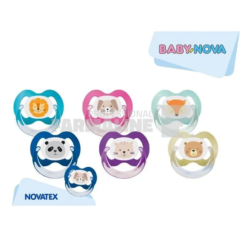 Baby Nova Suzete silicon ortodontice 6-18 luni 2 bucati