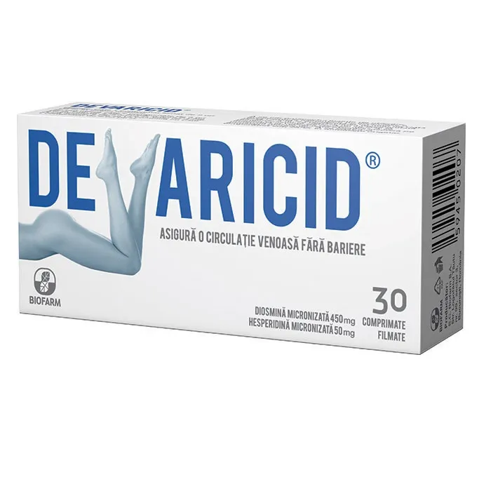 Devaricid, 30 comprimate, Biofarm