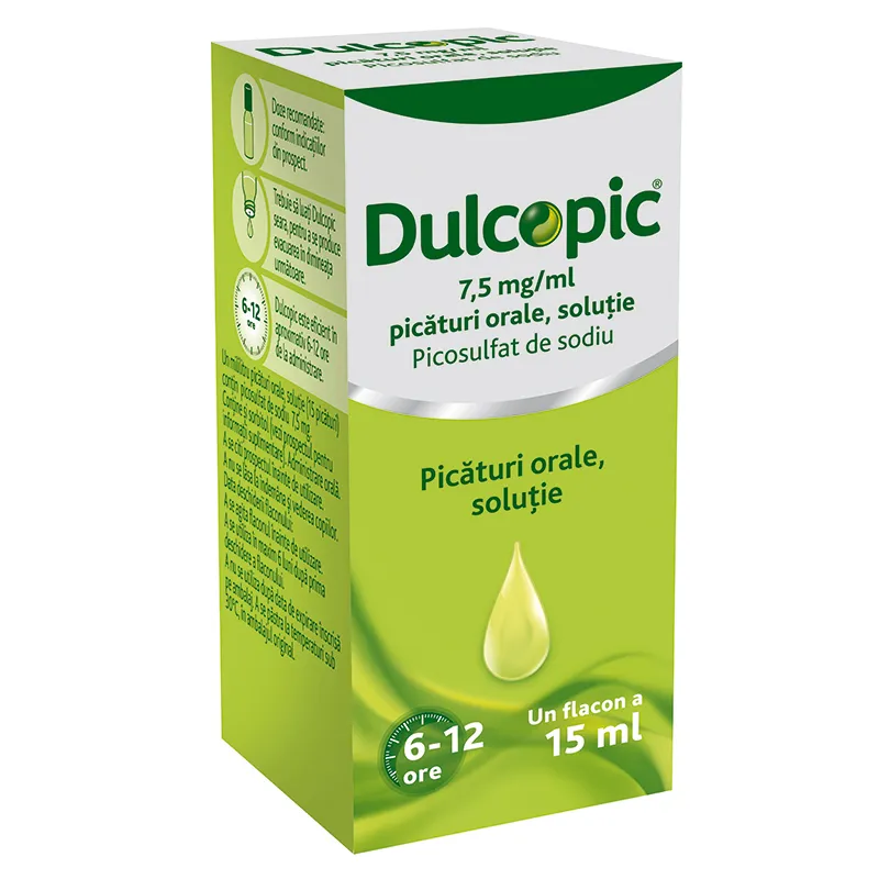 Dulcopic 7.5mg/ml solutie orala x 15ml