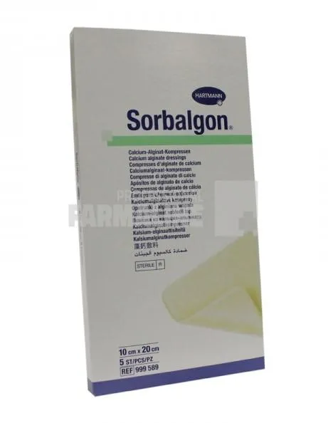 Hartmann Sorbalgon Pansament 10 cm x 20 cm 5 bucati
