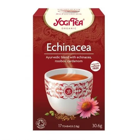 Ceai Bio Echinacea, 17 plicuri, Yogi Tea