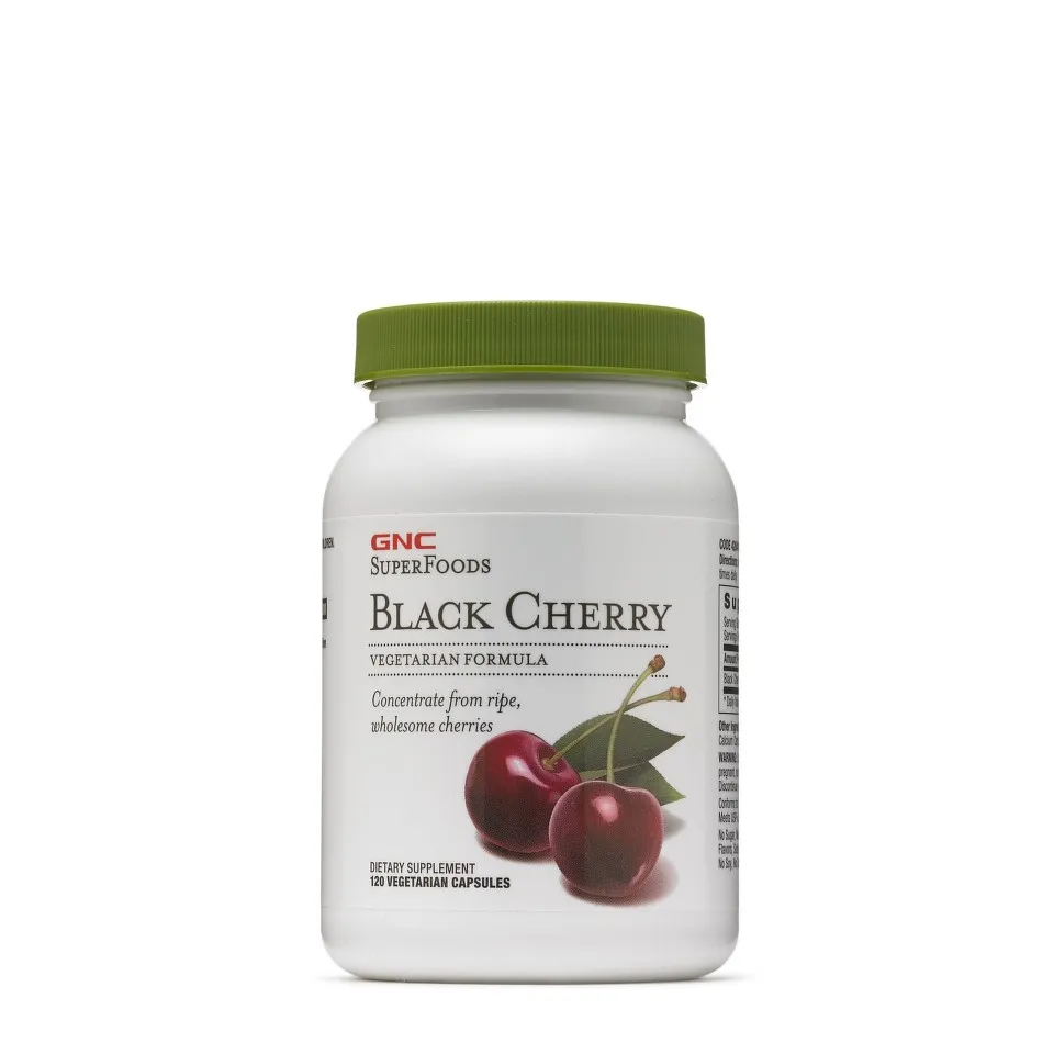 GNC SUPERFOODS BLACK CHERRY X 120 CAPSULE VEGETALE