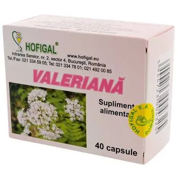 Valeriana, 40 capsule, Hofigal