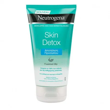 Neutrogena SKIN Detox gel-exfoliant fata, 150 ml