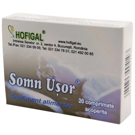 Somn Usor, 20 capsule, Hofigal