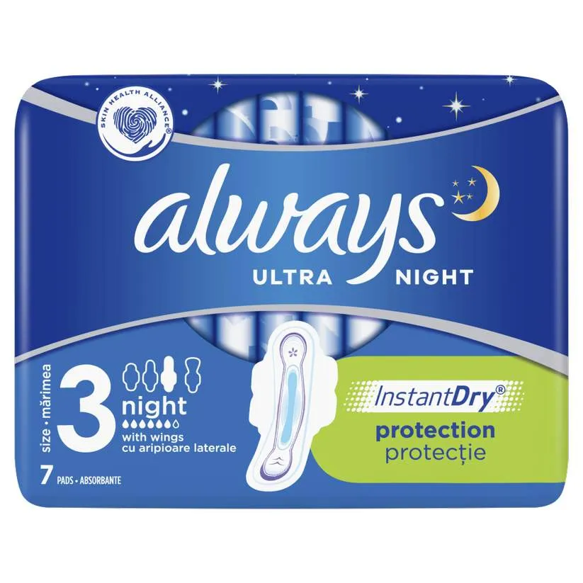 ALWAYS ULTRA NIGHT ABSORBANTE 7BUC