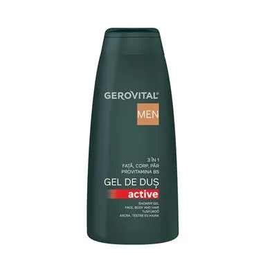 Gerovital Men Gel De Dus Active 3in1 400ml
