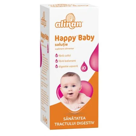 Alinan Happy Baby, solutie  anticolici, 20 ml, Fiterman