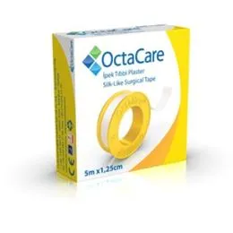 OctaCare Banda adeziva matase 1,25 cm x 5 m, Pansiprod