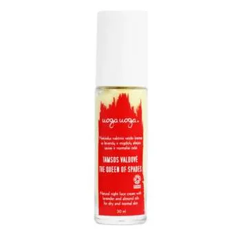 Crema hidratanta vegana pentru ten normal Queen of Hearts, 30ml, Uoga Uoga